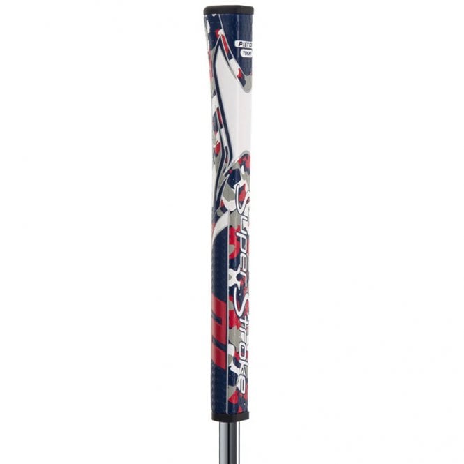 SuperStroke  Zenergy Pistol GT Tour Rd/Wh/Bl Camo Putter Grip