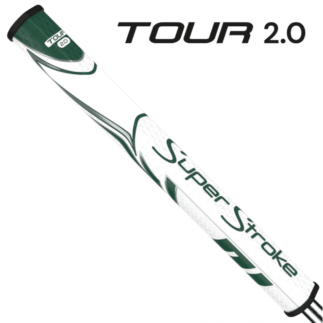 SuperStroke  ZENERGY TOUR 2.0 Putter Grip - White/Green