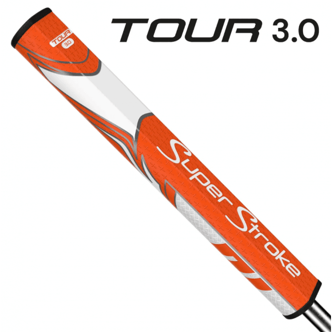 SuperStroke  ZENERGY TOUR 3.0 Putter Grip - Orange/White