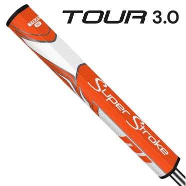 SUPERSTROKE ZENERGY TOUR 3.0 Putter Grip - Orange/White