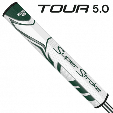 SUPERSTROKE ZENERGY TOUR 5.0 Putter Grip - White/Green