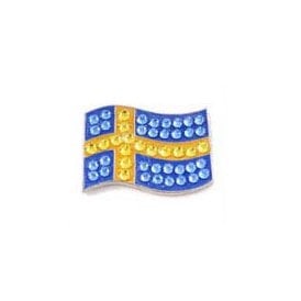 Swedish Flag Bonjoc Crystal Ball Marker
