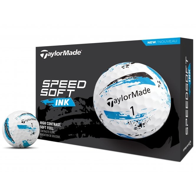 TaylorMade  2024 SpeedSoft INK Blue Golf Balls dozen