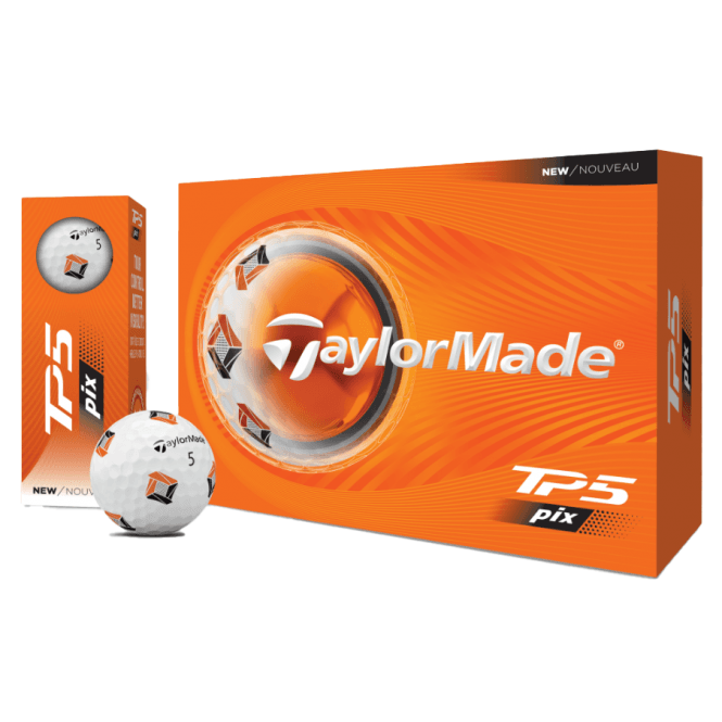TaylorMade  2026 TP5 PIX Golf Balls - Dozen
