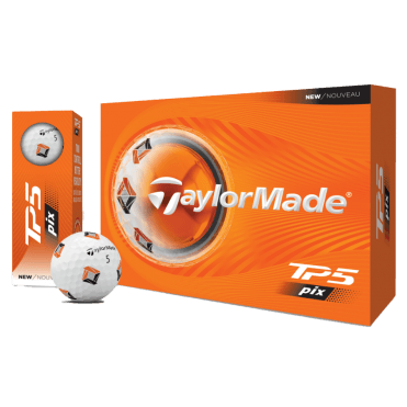 TaylorMade 2026 TP5 PIX Golf Balls - Dozen