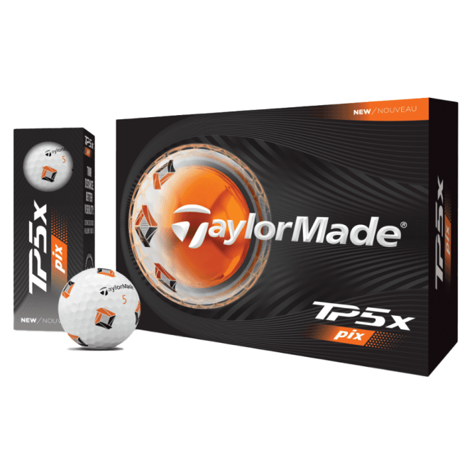 TaylorMade  2026 TP5x PIX Golf Balls - Dozen