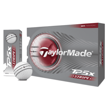 TaylorMade 2026 TP5x Stripe Golf Balls - Dozen