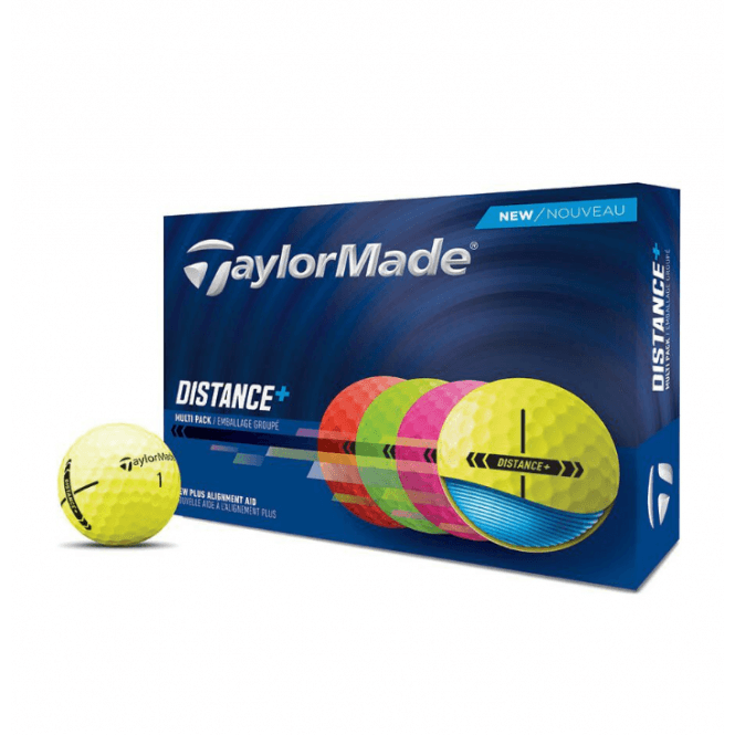 TaylorMade  Distance+ Multi Golf Balls - Dozen