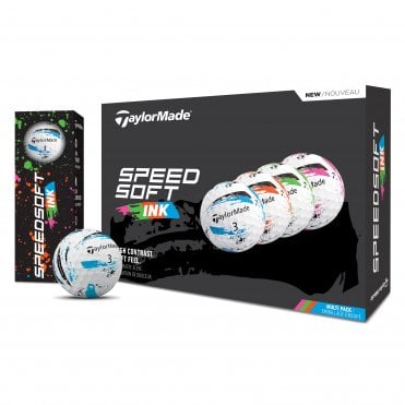 TaylorMade SpeedSoft INK Multi Golf Ball dozen