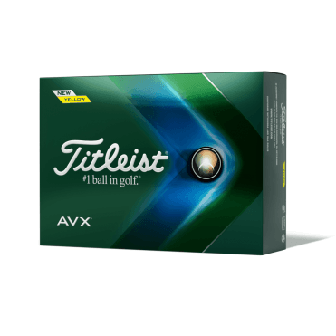 Titleist AVX Yellow Golf Balls - Personalised Logo or Text
