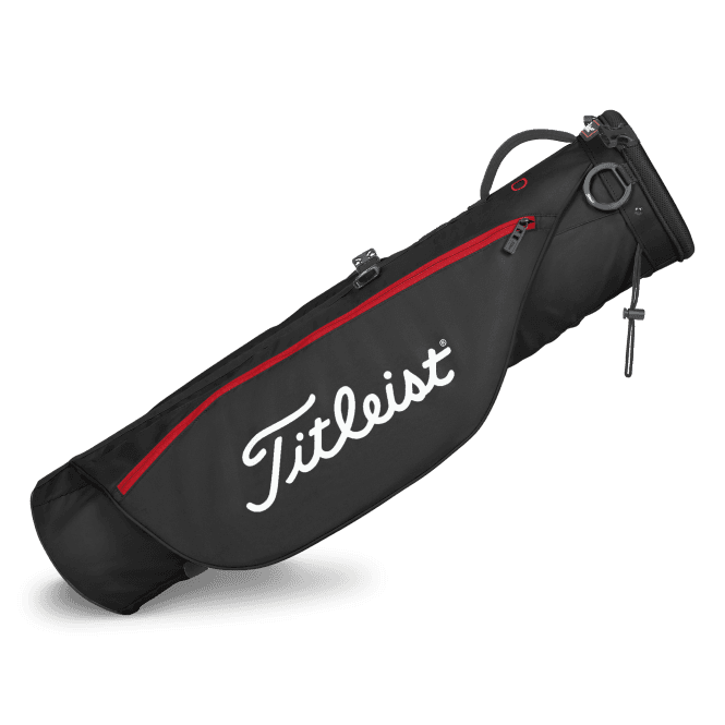 Titleist  Carry Golf Bag - Black/Black/Red