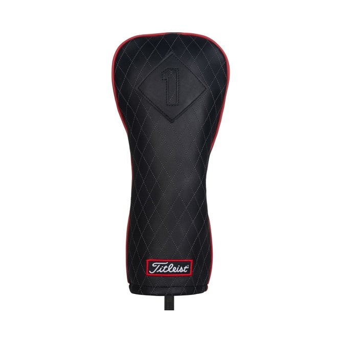 Titleist  LEATHER HEADCOVER JET BLK DRV