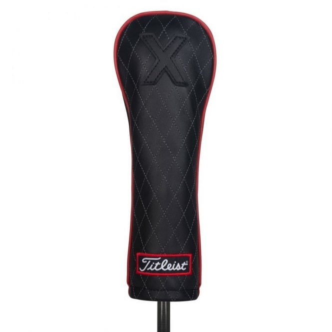 Titleist  LEATHER HEADCOVER JET BLK HYB