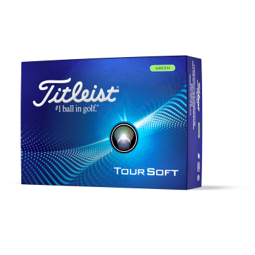 Titleist New 2024 Tour Soft Green Golf Ball - DZN