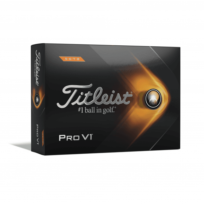 Titleist  Pro V1 High Numbers Golf Balls - Personalised Logo or Text