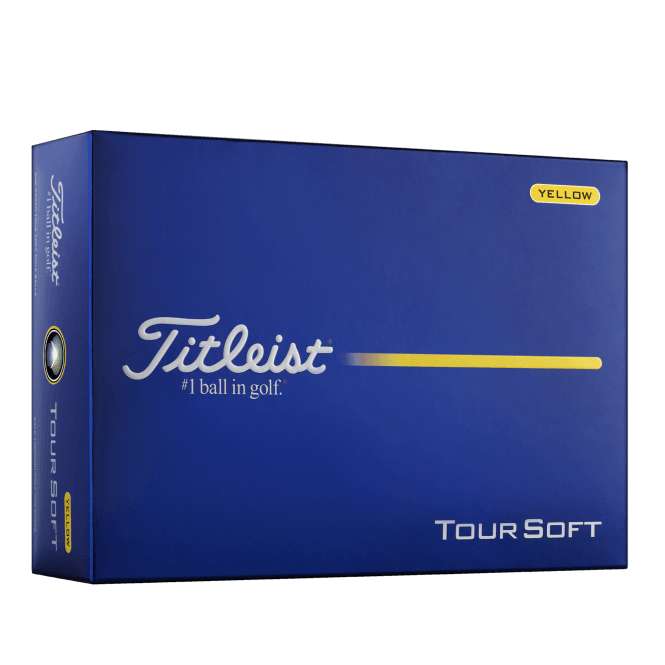 Titleist  Tour Soft Yellow Golf Balls - Dozen