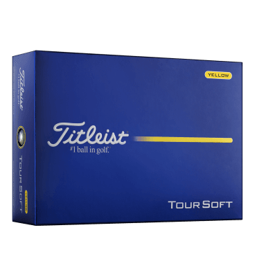 Titleist Tour Soft Yellow Golf Balls - Dozen
