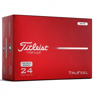 Titleist Trufeel 2 Golf Balls - White - Double Dozen