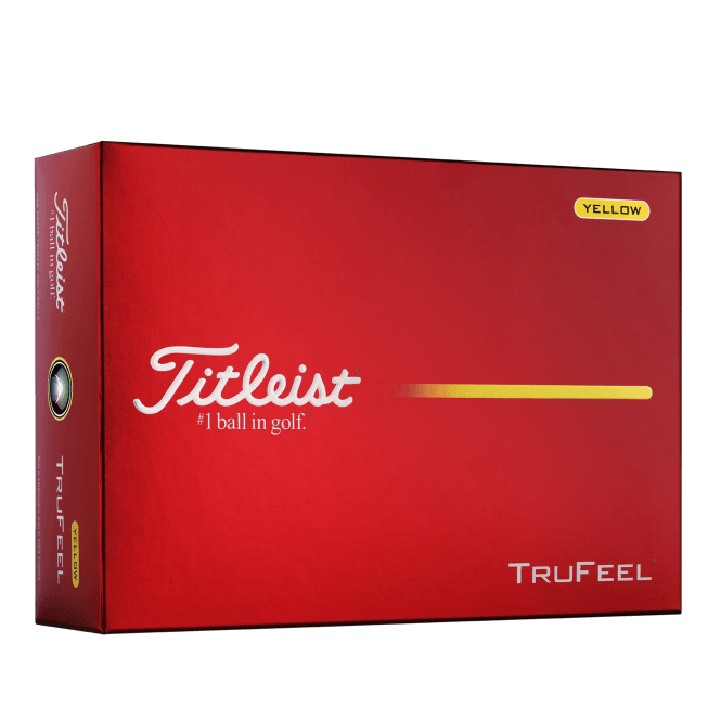Titleist  Trufeel Golf Balls - Yellow - Dozen