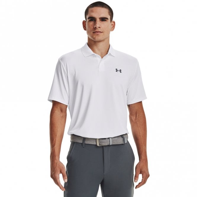Under Armour  2023 Mens Performance 3.0 Polo White