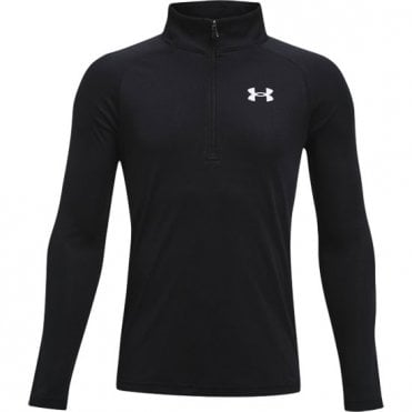 Under Armour Boys Tech 2.0 1/2 Zip - Black/White