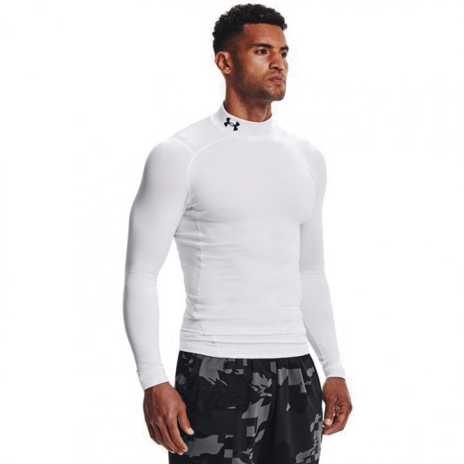 Under Armour  ColdGear Armour Compression Mock White