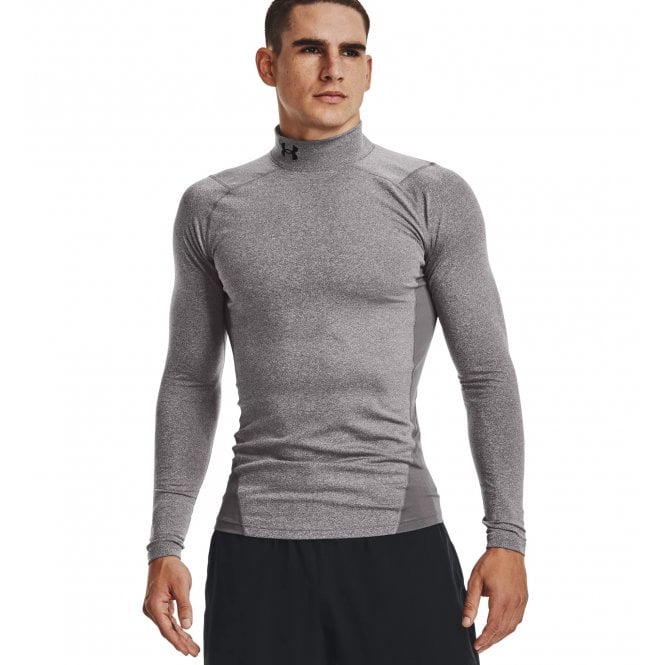 Under Armour  ColdGear Compression Mock CHARCOAL HEATHER