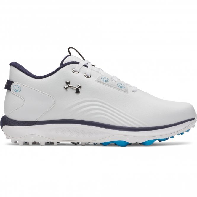 Under Armour  Drive Fade 2 SL Golf Shoes White/Silver