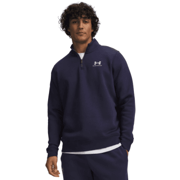 Under Armour Icon Fleece 1/4 Zip Midnight Navy/White