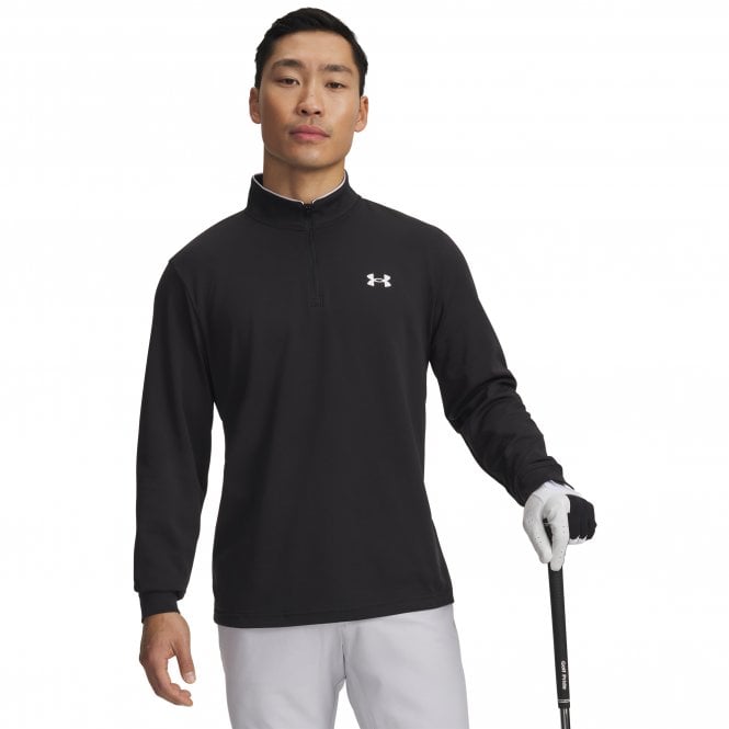 Under Armour  Matchplay 1/4 Zip Black/White