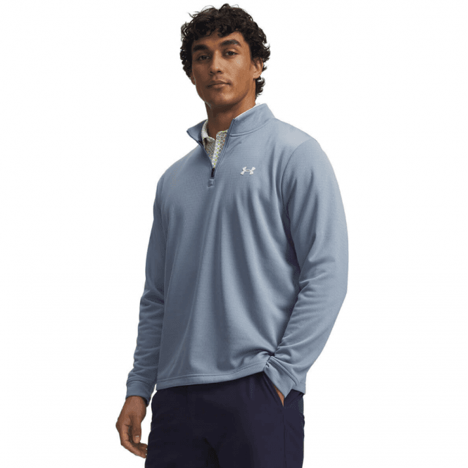 Under Armour  Matchplay 1/4 Zip Blue Wind/White
