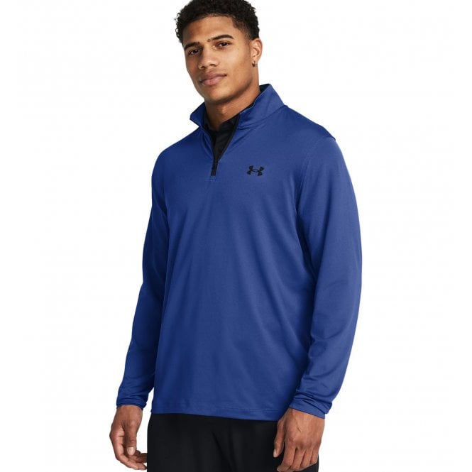 Under Armour  MatchPlay 1/4 Zip Tech Blue/Black