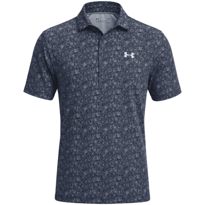 Under Armour  Matchplay Printed Polo Academy/OPAL BLUE