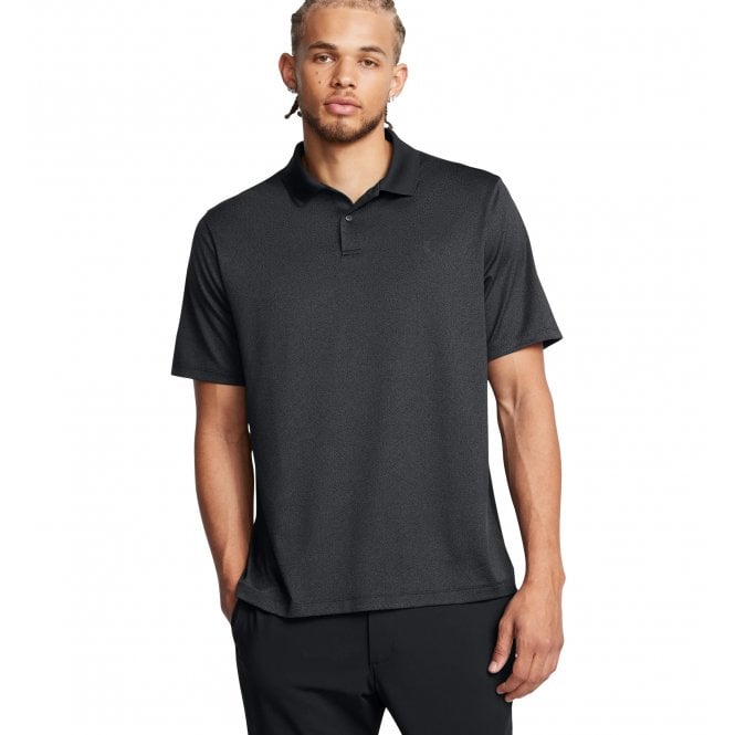 Under Armour  Matchplay Printed Polo Black/ANTHRACITE/Black