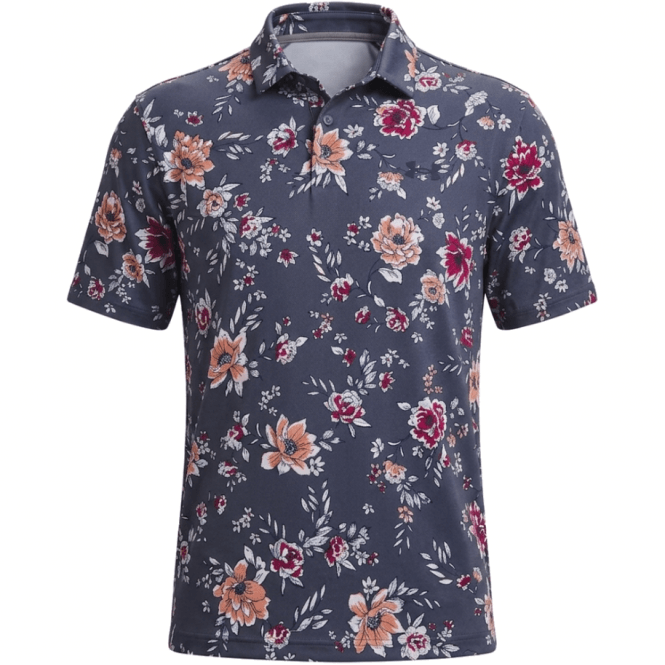 Under Armour  Matchplay Printed Polo GRAY/Academy