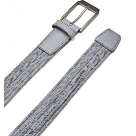 Under Armour Mens Braided Golf Belt - Steel