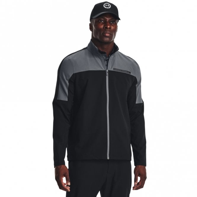 Under Armour  Mens Storm Windstrike FZ Black/Pitch Gray
