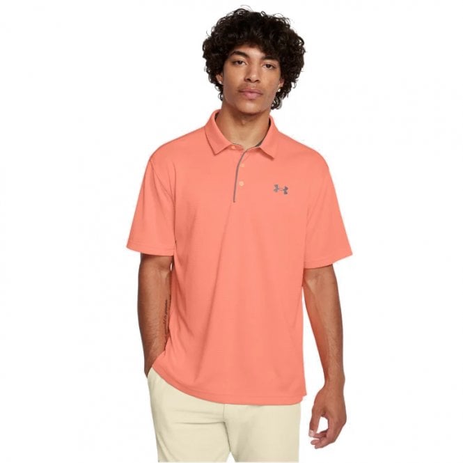 Under Armour  Mens Tech Polo Flare Orange
