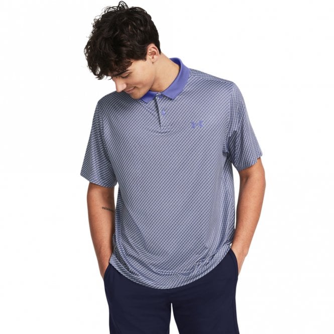 Under Armour  Perf 3.0 Printed Polo Starlight/CELESTE