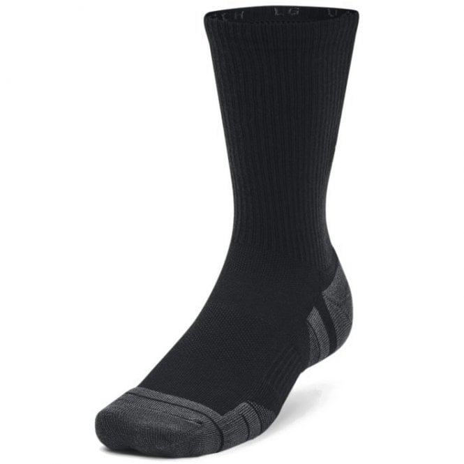 Under Armour  Performance Tech 3pk Crew Socks Black