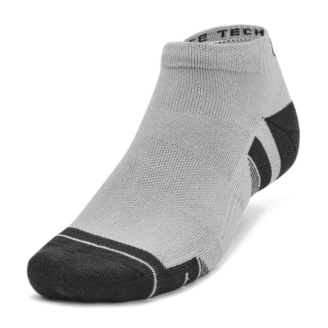 Under Armour  Performance Tech 3pk Low Socks Mod Grey/White/Black