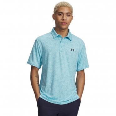 Under Armour Playoff 3.0 Printed Polo Blue Haze