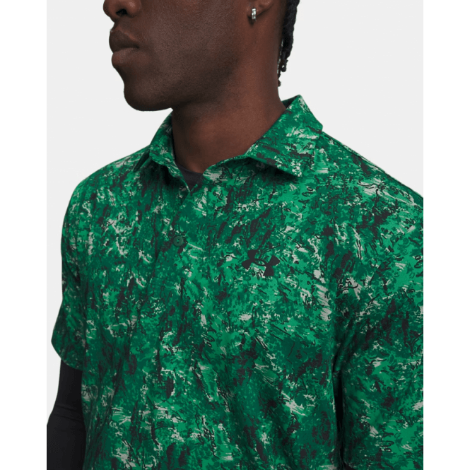 Under Armour  Playoff 3.0 Printed Polo Campus Ivy/Black