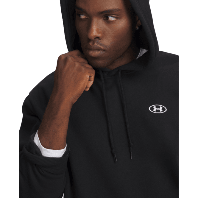 Under Armour  Rival Fleece Golf Hoodie ULTIMATE BLACK/White