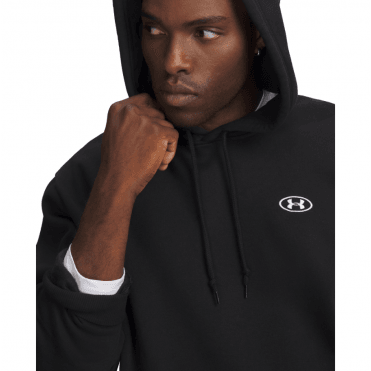 Under Armour Rival Fleece Golf Hoodie ULTIMATE BLACK/White
