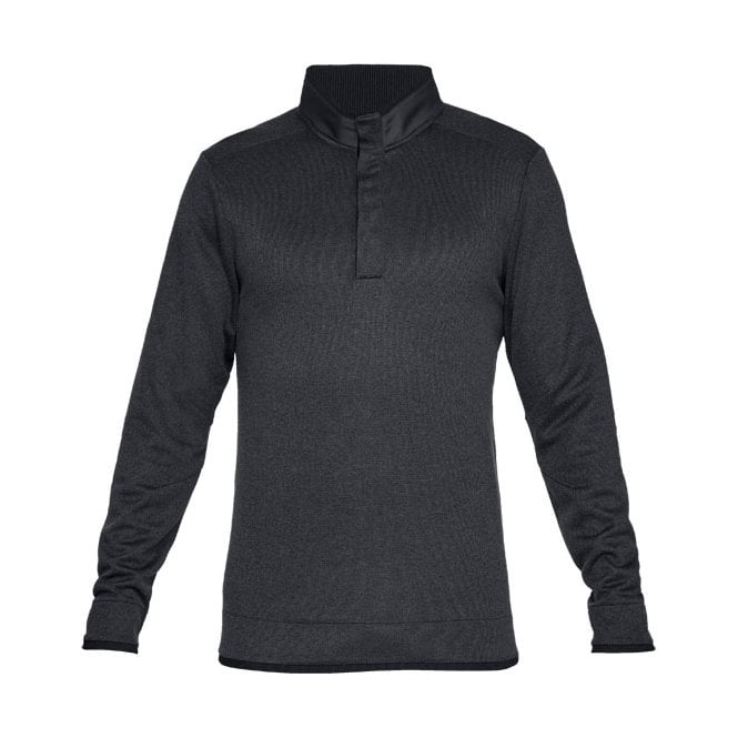 Under Armour  Storm SF Heather Snap Mock - Black