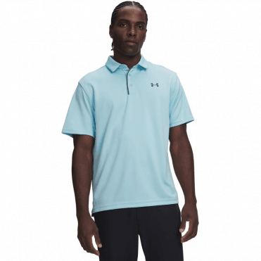 Under Armour Tech Polo OPAL BLUE/Pitch Gray
