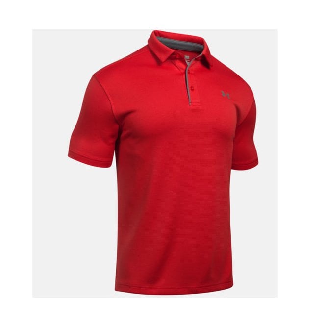 Under Armour  Tech Polo - Red/Graphite