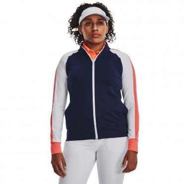 Under Armour Womens Storm Midlayer FZ Midnight Navy/White