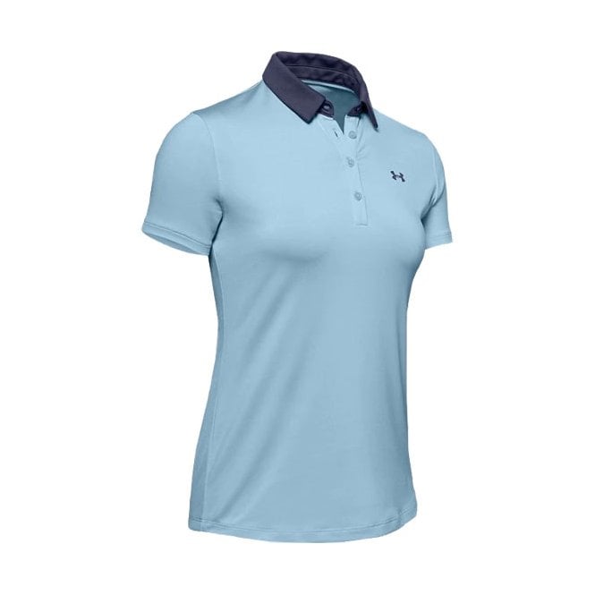 Under Armour  Zinger Short Sleeve Polo - Blue Frost/Ink